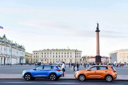 Cherry là thương hiệu xe hơi Trung Quốc bán chạy nhất ở Nga. Ảnh: Sina.