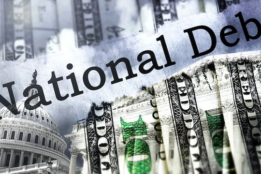 Nợ quốc gia của Mỹ hiện đã lên tới 33,9 nghìn tỉ USD (Ảnh: Sohu)