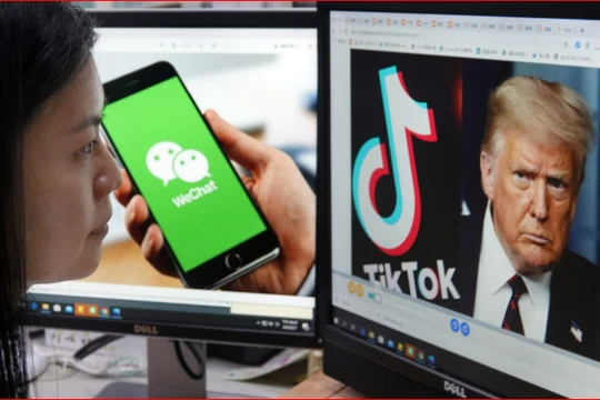 Việc ông Trump ra lệnh cấm WeChat bị coi là cắt đứt huyết mạch kết nối giữa người Trung Quốc ở trong, ngoài nước (Ảnh: Creaders).