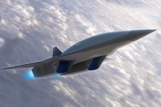 Hình đồ họa máy tính (CG) về SR-72. Ảnh: Xinhua.