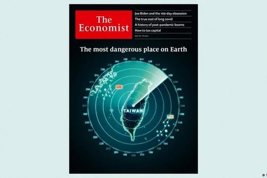 The Economist của Anh gọi Đài Loan là"nơi nguy hiểm nhất hành tinh" gây tranh cãi (Ảnh: Deutsche Wells).