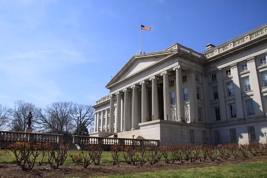 Hơn 100.000 nhân viên các cơ quan trực thuộc Bộ Tài chính Mỹ đang thấp thỏm vì khả năng bị DOGE cắt giảm. Ảnh: Wiki.