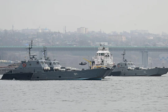 Eo biển Kerch đã bị Nga phong tỏa (Ảnh Đa Chiều).