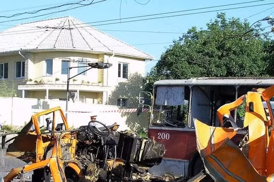 Mấy ngày qua, các vụ nổ liên tiếp xảy ra tại khu vực ly khai ở Moldova (Ảnh: Sohu).