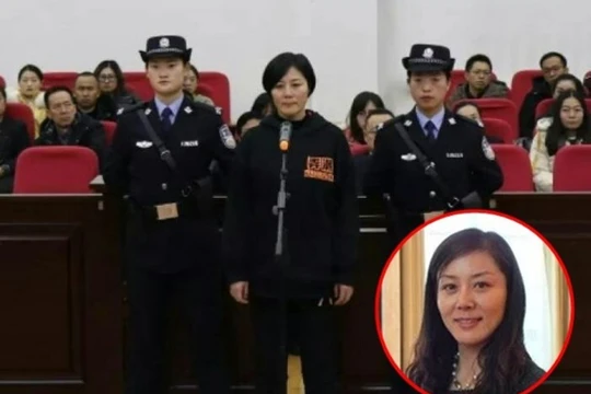 Khương Bảo Hồng, cựu nữ thị trưởng Vũ Uy phải nhận mức án 12 năm tù giam về tội nhận hối lộ. (Ảnh: Đông Phương).