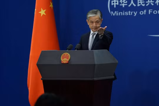 Ông Uông Văn Bân: "Trung Quốc kiên quyết đáp trả bất kỳ hành động khiêu khích và mạo hiểm nào đối với quần đảo Điếu Ngư" (Ảnh: Dwnews).