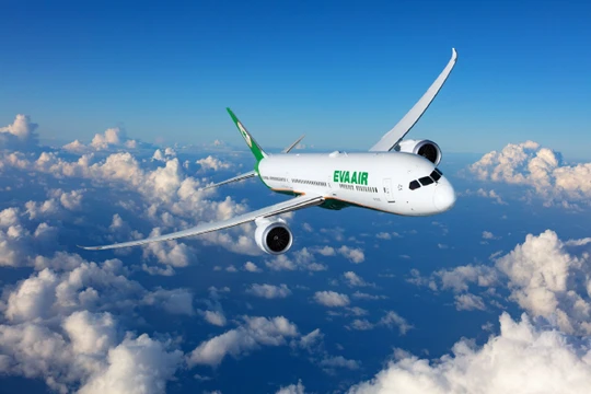 Hãng hàng không EVA Air được hành khách bình chọn đứng đầu Top 20 hãng hàng không sạch nhất thế giới 2025. Ảnh: ETToday.