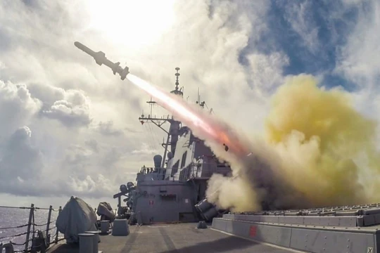 Đài Loan đang đàm phán mua các tên lửa hành trình của Mỹ để phòng thủ bờ biển (Ảnh: newsin.us).