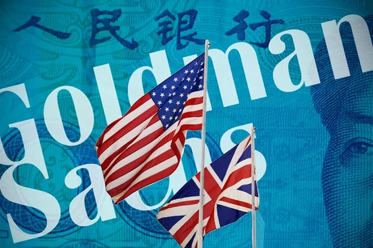 Ngân hàng Goldman Sachs đã giúp Trung Quốc mua thành công 7 công ty trong các lĩnh vực quan trọng của Anh và Mỹ (Ảnh: FT)