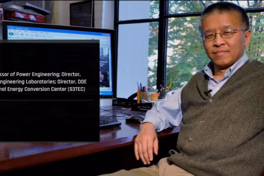 Giáo sư người Mỹ gốc Hoa Trần Cương bị FBI bắt và khởi tố (Ảnh: Sina)