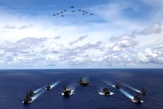 Quân đội Mỹ ngày càng tăng cường sự có mặt trong khu vực để kiềm chế các hành động của PLA (Ảnh: US Navy).
