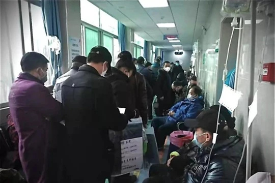Số người nhiễm bệnh ở Vũ Hán và Hồ Bắc đã vượt con số 11 ngàn, nhưng các bệnh viện, cơ sở y tế đều đã quá tải (Ảnh: Đông Phương). 