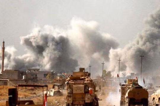 Chiến sự giữa quân đội Thổ Nhĩ Kỳ và Syria ở tỉnh Idlip đang diễn ra ác liệt (Ảnh: Sohu).