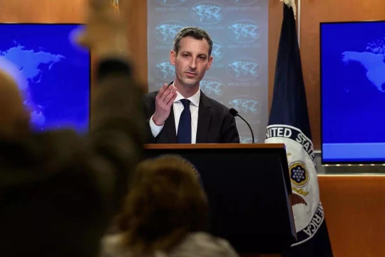 Ng]ời phát ngôn Bộ Ngoại giao Mỹ Ned Price lo ngại Luật Hải cảnh mới của Trung Quốc làm trầm trọng thêm tranh chấp trên biển với các nước láng giềng (Ảnh: Reuters).