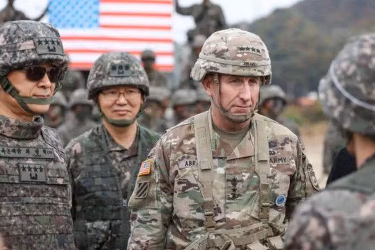 Tin về đơn vị quân đội Mỹ bí mật vào đóng ở Đài Loan đang gây xôn xao (Ảnh: 163.com).