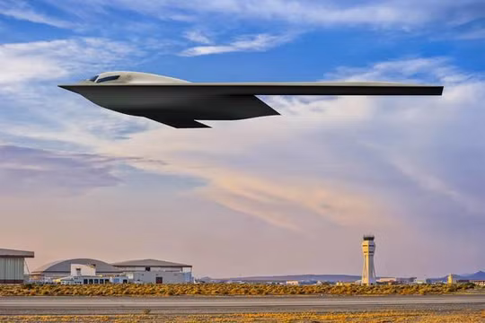 Hình ảnh giả tưởng của B-21 Raider đang trong quá trình chế tạo (Ảnh: Military).