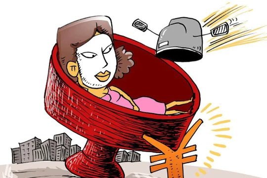 Vụ án nữ cảnh sát 9x tống tiền 9 người tình đang gây rúng động dư luận Trung Quốc (Ảnh: Dwnews).