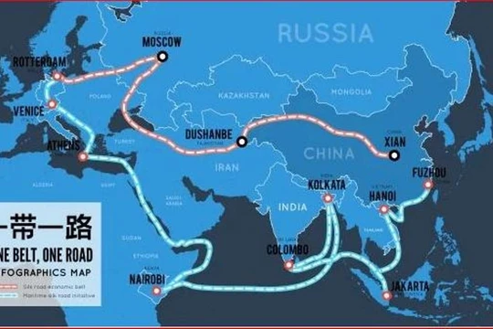 Sáng kiến “Vành đai, Con đường” do ông Tập Cận Bình khởi xướng năm 2013 hiện bị coi là đang "mắc cạn"bởi đại dịch COVID-19 trên khắp thế giới (Ảnh: Apolo).