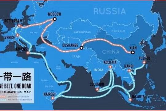 Sáng kiến “Vành đai, Con đường” do ông Tập Cận Bình khởi xướng năm 2013 hiện bị coi là đang "mắc cạn"bởi đại dịch COVID-19 trên khắp thế giới (Ảnh: Apolo).