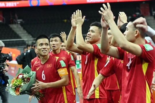 Đội tuyển Việt Nam thi đấu rất ấn tại giải đấu. Ảnh VFF.