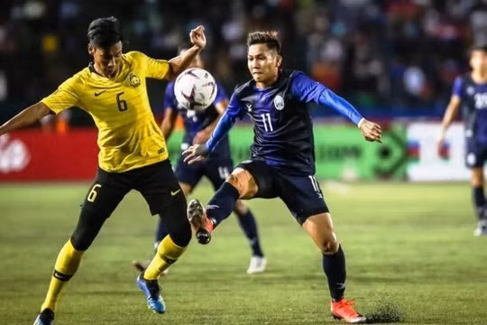 Tuyển Malaysia vẫn dễ dàng thắng Camphuchia 3-1. Ảnh BTC.