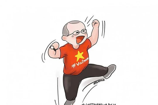 HLV Park Hang-seo vẫn đang được giới chuyên môn thừa nhận cao tay ấn. Ảnh BS PH