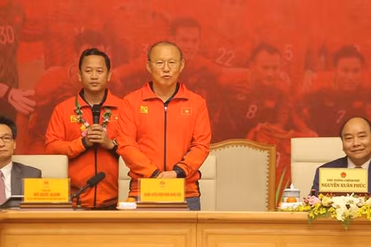 Ông Park, người bạn của bóng đá Việt. Ảnh VFF