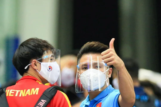 Quang Hải niềm hy vọng của đội tuyển Việt Nam tại AFF Cup. Ảnh VFF