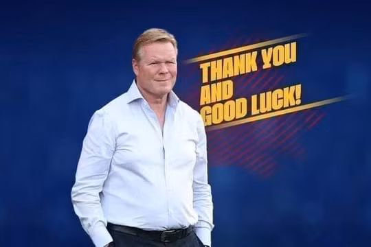 HLV R.Koeman đang đứng ngồi không yên. Ảnh Barca FC.