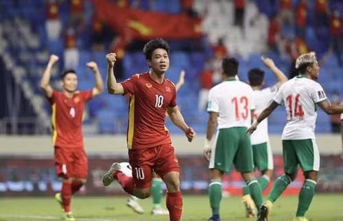 Công Phượng, khắc tinh của Indonesia. Ảnh VFF.