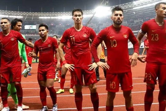 Đội tuyển Indonesia dự AFF Cup 2021. Ảnh AFC.