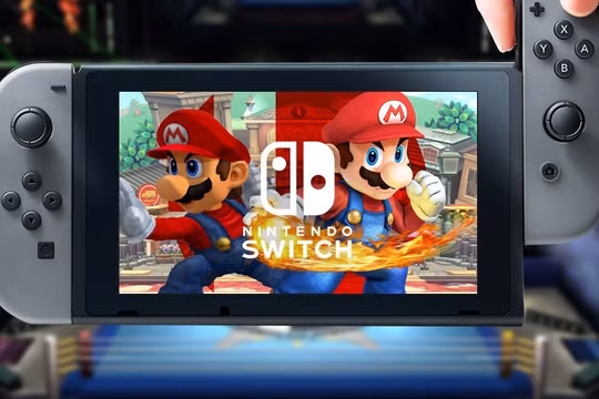 Máy chơi game Nintendo Switch trang bị RAM 4GB