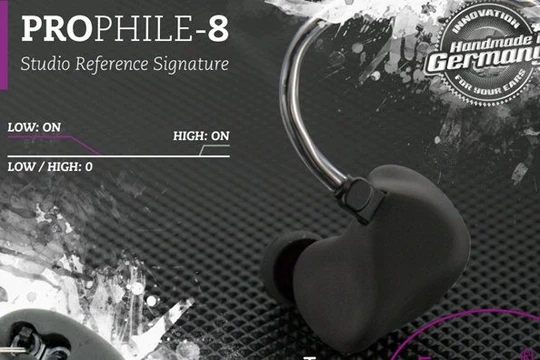 StageDiver giới thiệu ProPhile-8 - tai nghe với 4 chất âm