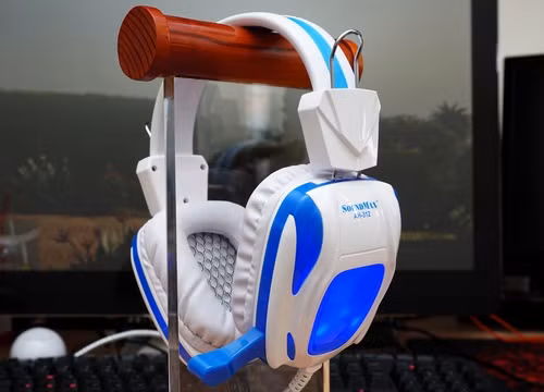 Cận cảnh tai nghe chuyên game SoundMax A-312