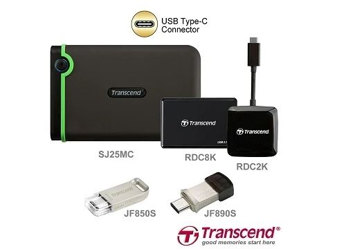 Transcend giới thiệu dòng sản phẩm lưu trữ USB Type-C mới