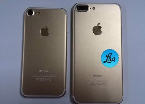 iPhone 7 đọ dáng cùng iPhone 7 Plus