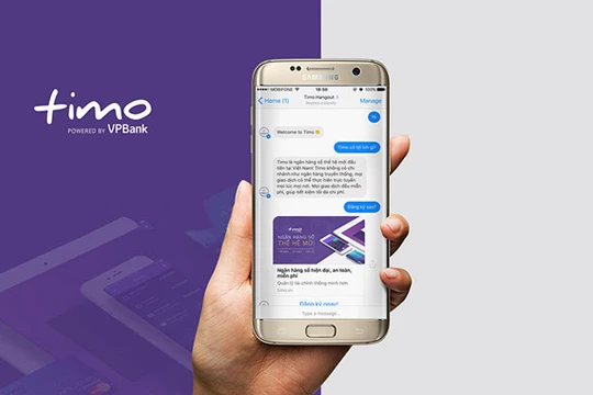 Ngân hàng số Timo giới thiệu Chat Bot tư vấn tự động