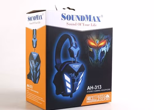 Cận cảnh tai nghe chơi game Soundmax AH-313