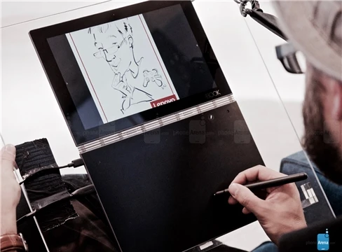 Cận cảnh tablet hàng độc Lenovo Yoga Book