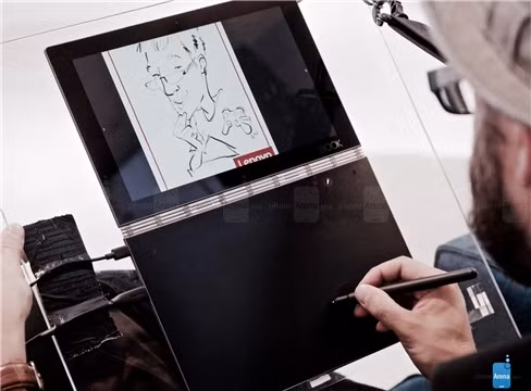 Cận cảnh tablet hàng độc Lenovo Yoga Book