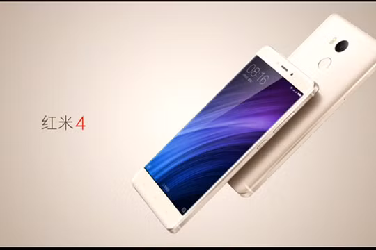 Xiaomi Redmi 4/4A mới: vân tay, pin 4.100mAh, giá rẻ