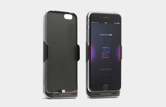Krimston TWO - case tích hợp SIM phụ, có 3G, kiêm pin dự phòng dành cho iPhone