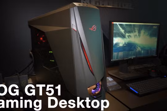 Cận cảnh PC chuyên game Asus ROG GT51 giá 60 triệu đồng