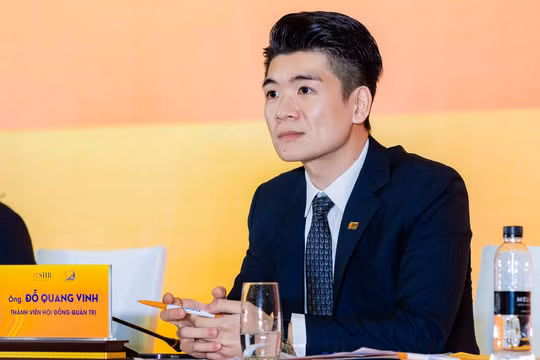 Ông Đỗ Quang Vinh - đại thiếu gia nhà ‘bầu’ Hiển làm Phó Chủ tịch HĐQT SHB