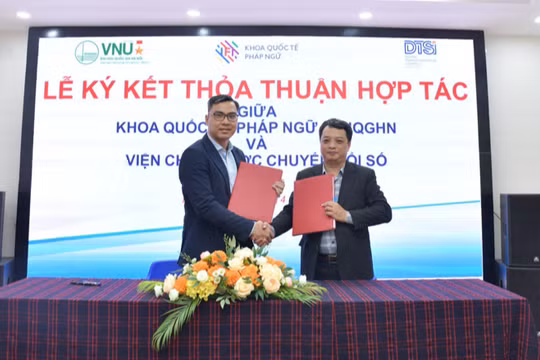 Hợp tác đào tạo nâng cao năng lực số và kiến tạo trường học số