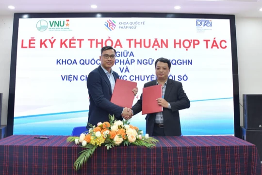 Hợp tác đào tạo nâng cao năng lực số và kiến tạo trường học số