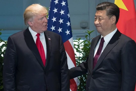 Tổng thống Mỹ Donald Trump và Chủ tịch Trung Quốc Tập Cận Bình. Ảnh: CNN