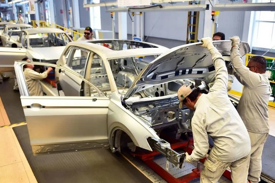 Hãng ô tô Volkswagen của Đức. Ảnh: The Wall Street Journal.