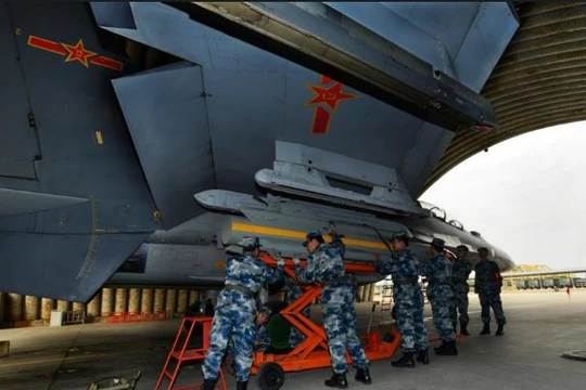 Máy bay chiến đấu Su-30 của Không quân Trung Quốc (ảnh minh họa).