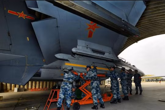 Máy bay chiến đấu Su-30 của Không quân Trung Quốc (ảnh minh họa).